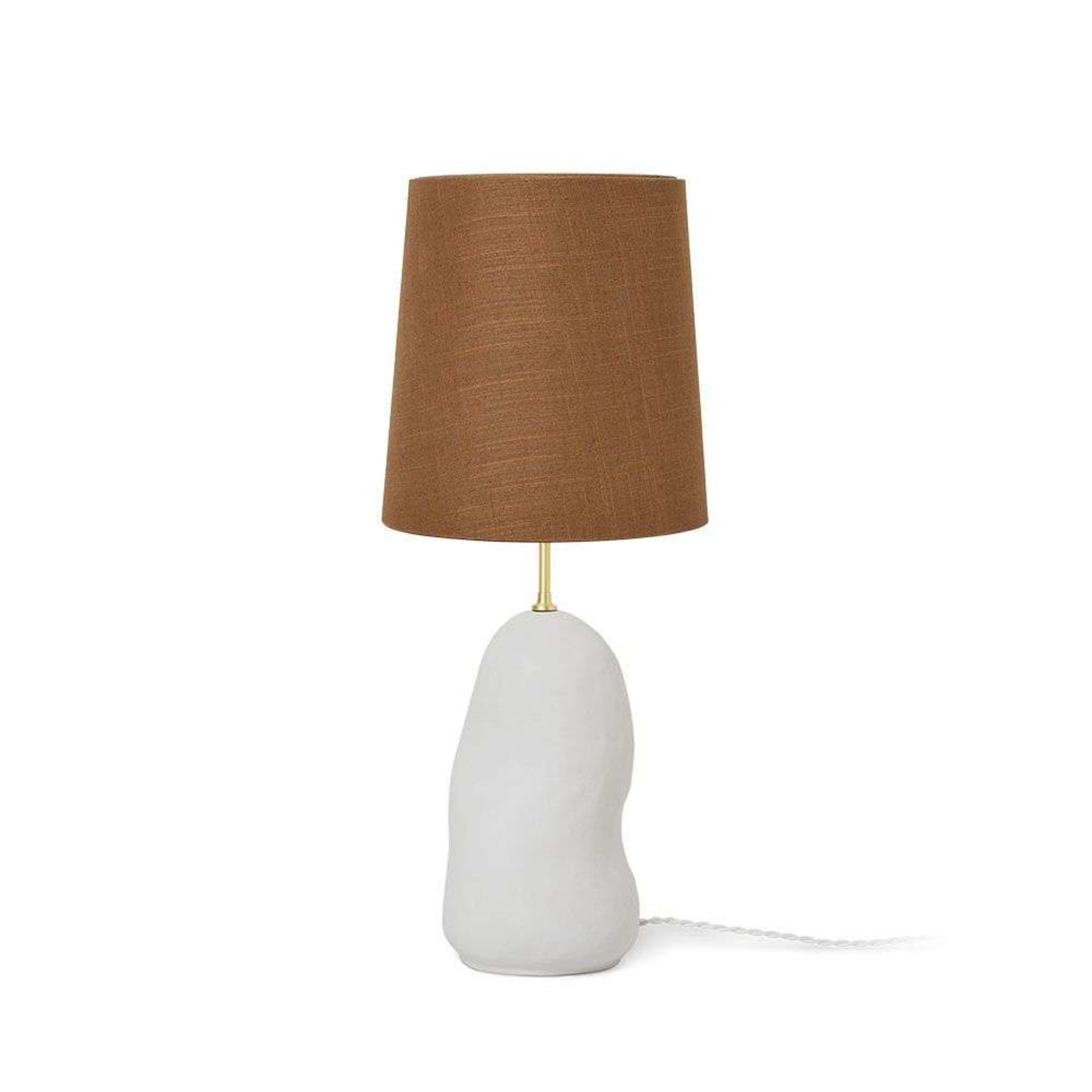 Hebe Lampă de Masă Medium Off-White/Curry - ferm LIVING