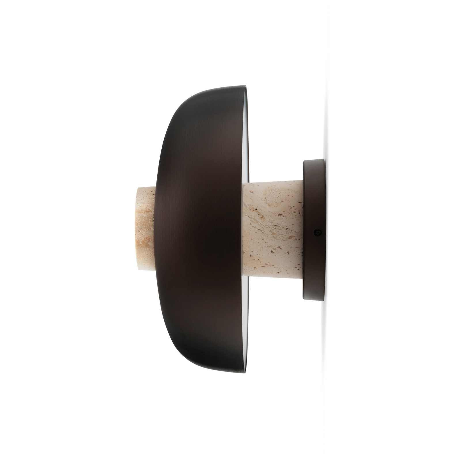 Reverse Vägglampa HW Sand Travertine/Bronzed Aluminium - Audo Copenhagen