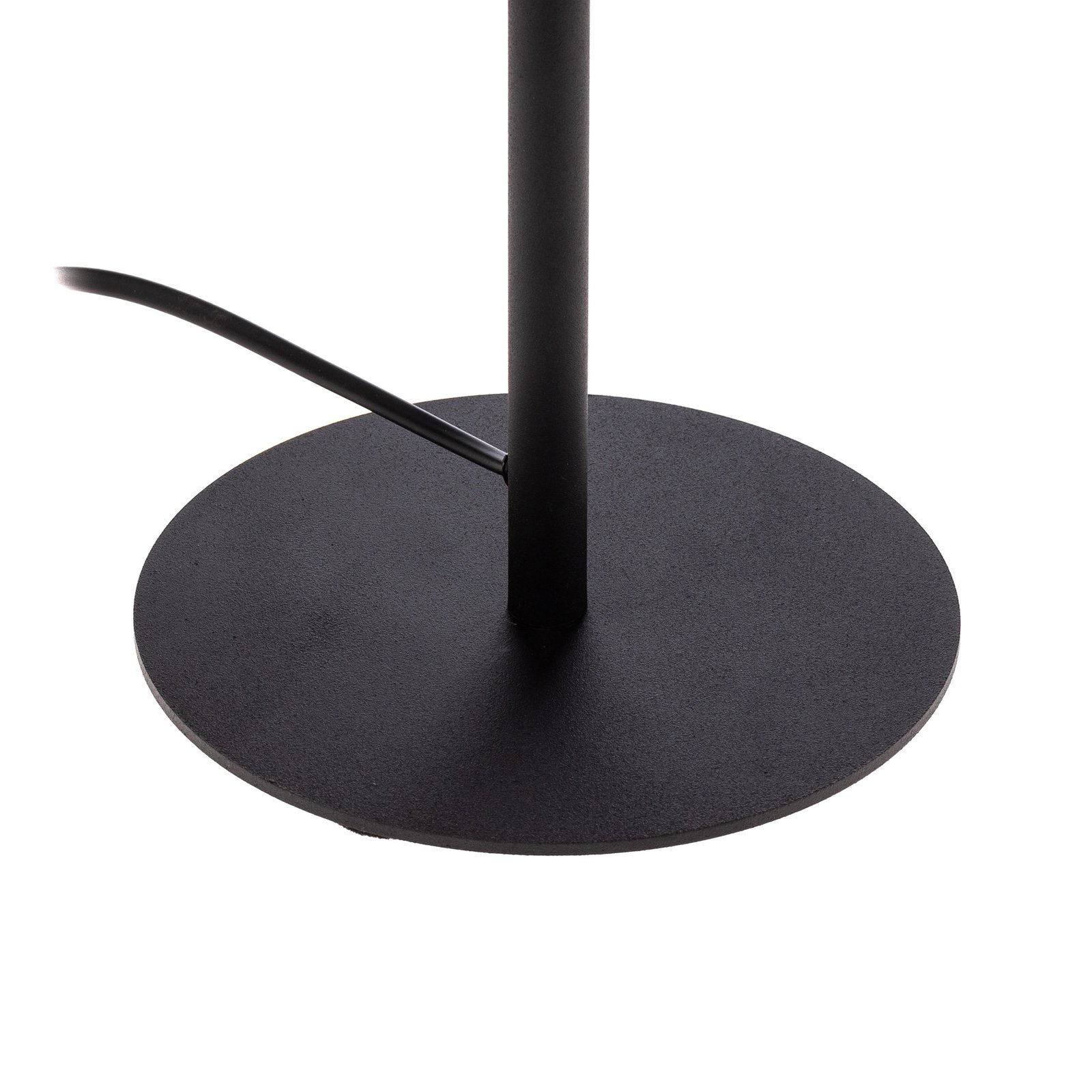 Lámpara de mesa Calisto, Jute, marrón natural, altura 38 cm
