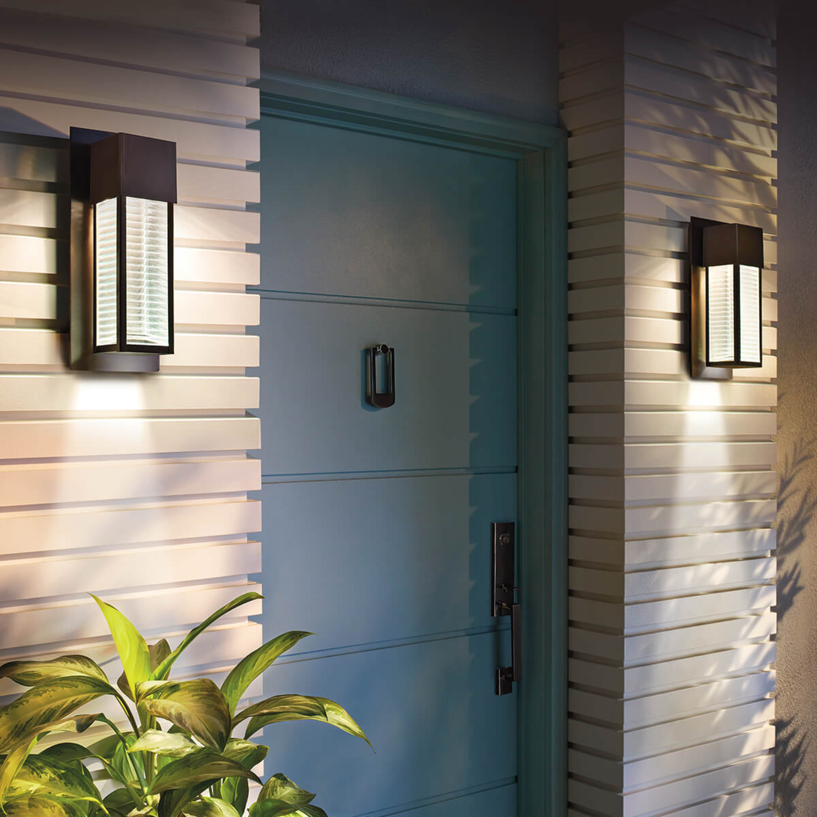Candeeiro de parede Sorel LED ultra-moderno para o exterior
