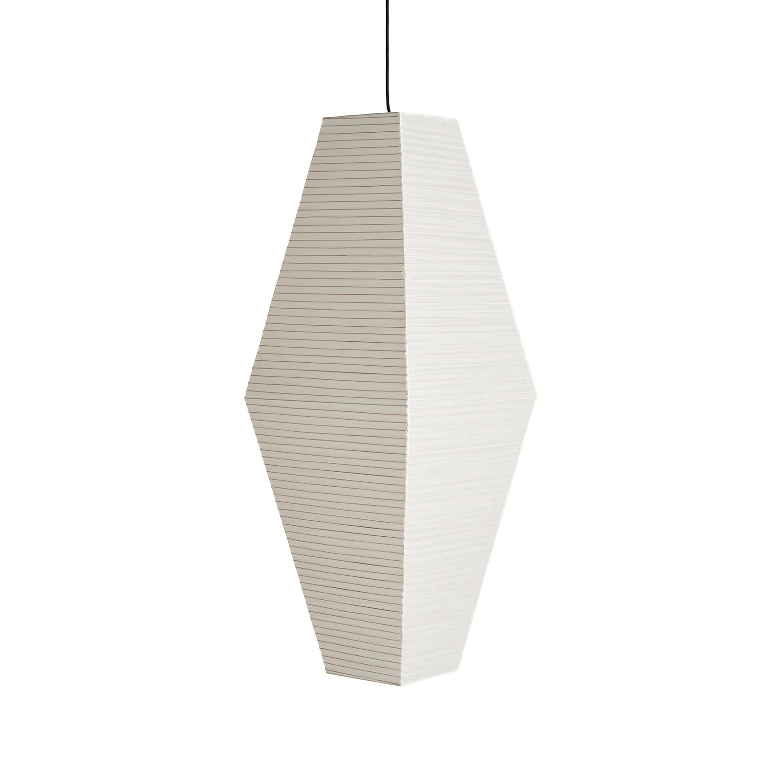 Abajur HAY Prism, altura 110 cm, branco, papel