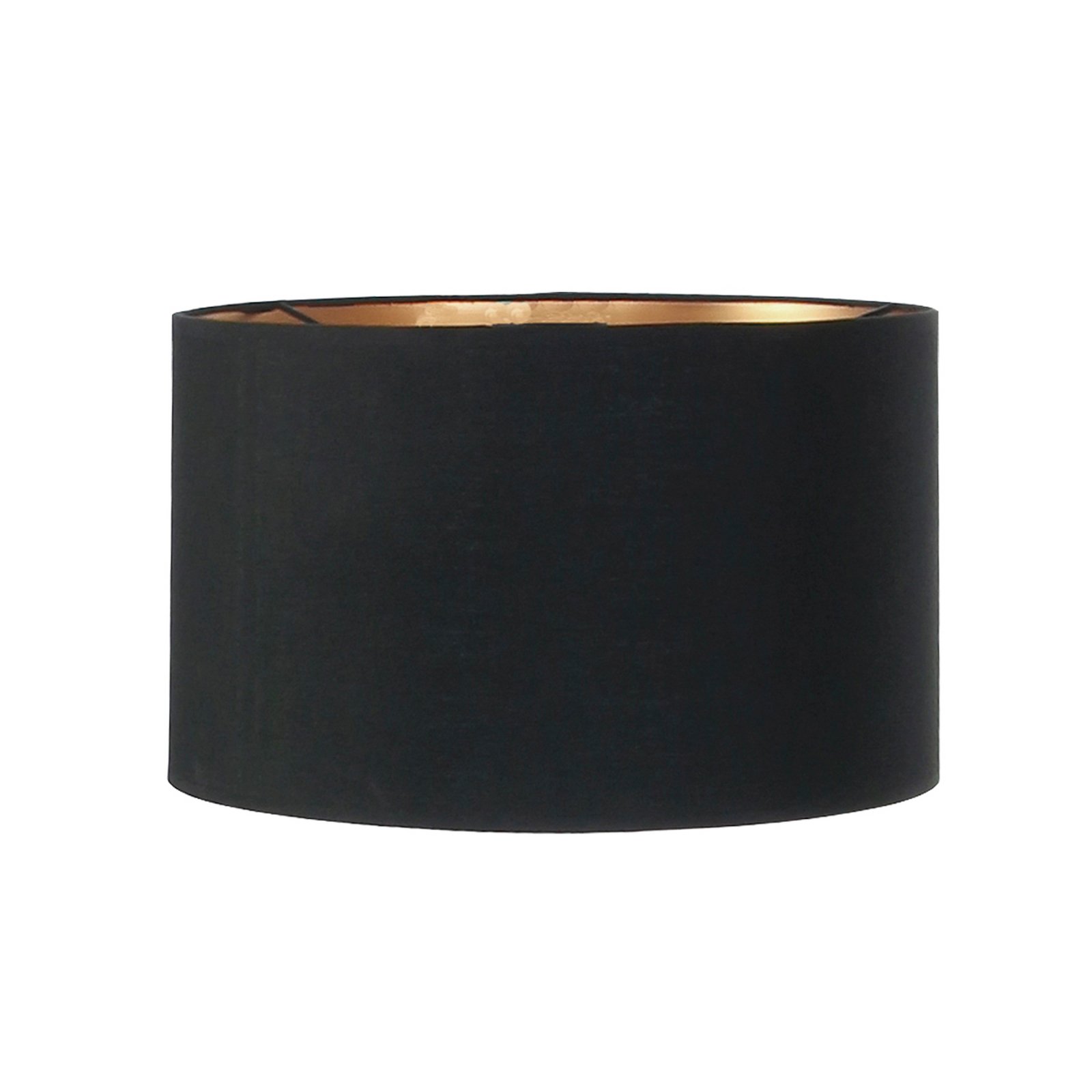 Laualamp Stang, must/must-kuldne, kõrgus 55 cm, chintz