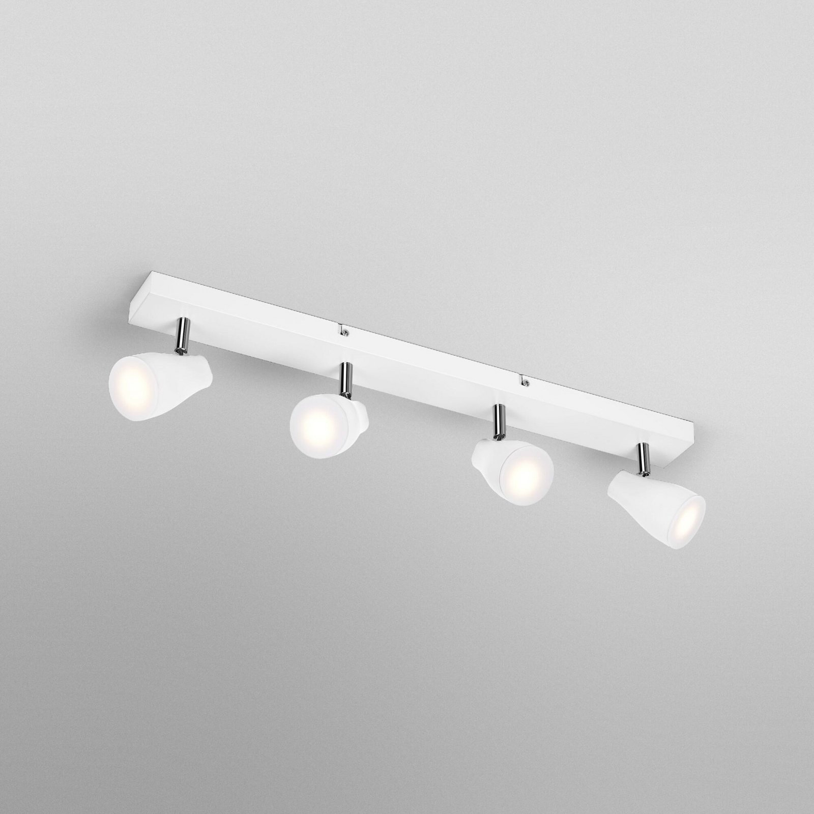 Spot de plafond OSRAM PEAR, blanc, à 4 lampes, GU10 LED 2 700 K