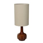 Jimmy Tischlampe, braun/beige, Höhe 83 cm - MARKET SET
