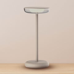 LED laetav terrassivalgusti Pasi beež kõrgus 26 cm metallist touch