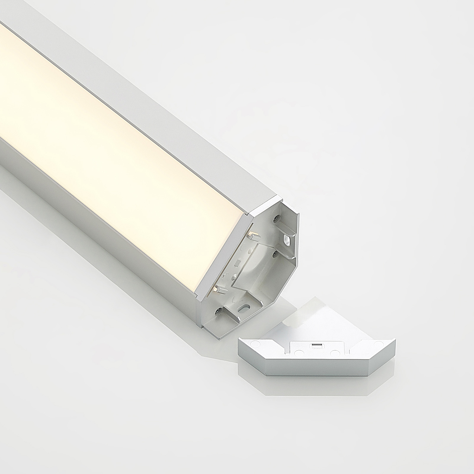 Arcchio Kimani LED-benkarmatur, CCT, sølv