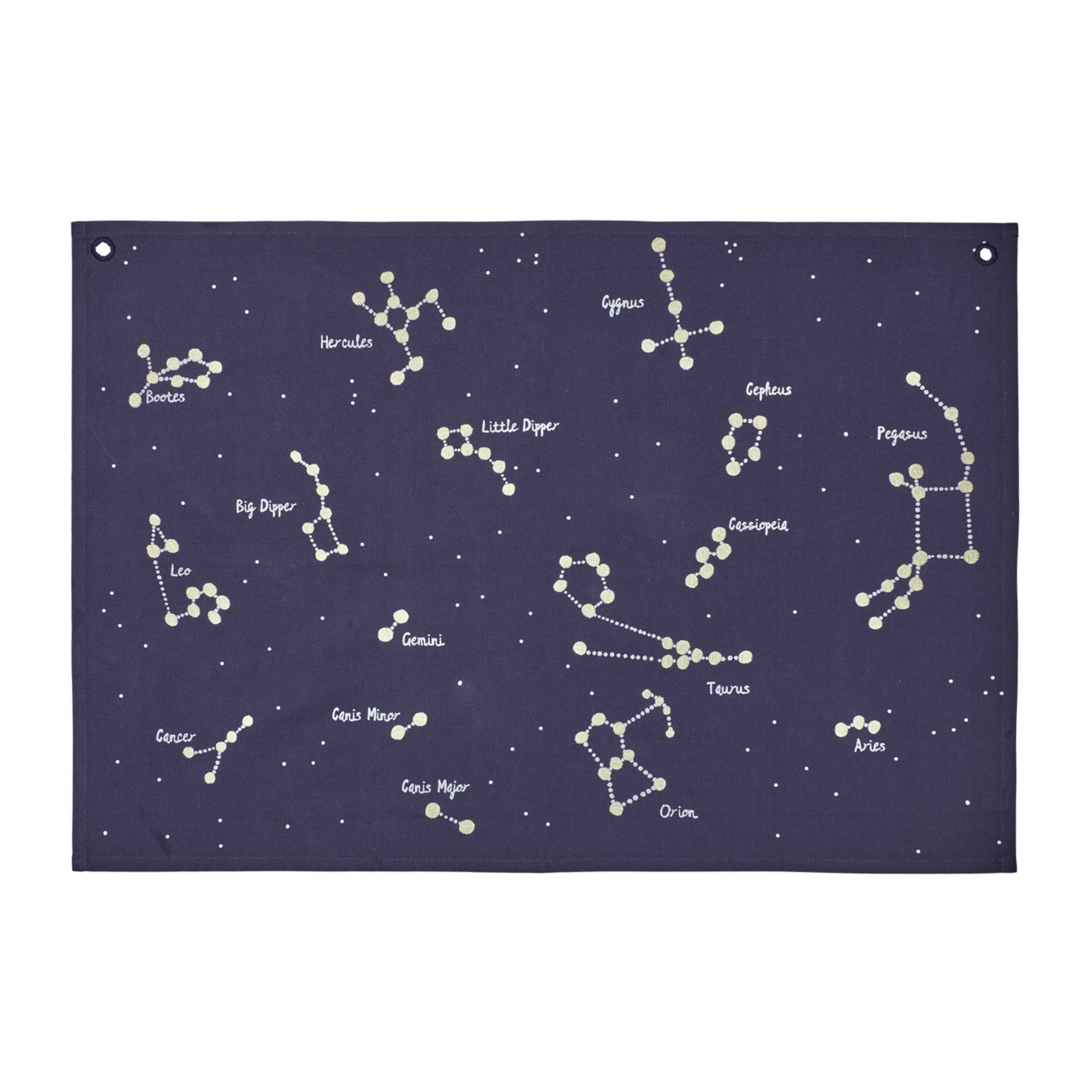 CONSTELLATION wandtapijt donkerblauw 100x70 cm - ferm LIVING