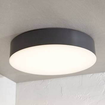 Udendørs loftlampe Lyam med LED, IP65, mørkegrå