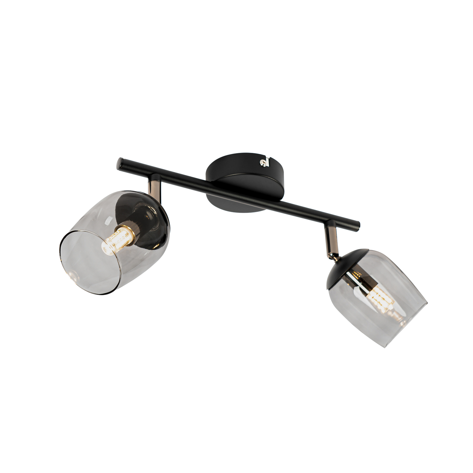 Lindby Katjana -LED-kohdevalo savulasia, 2 lamppua