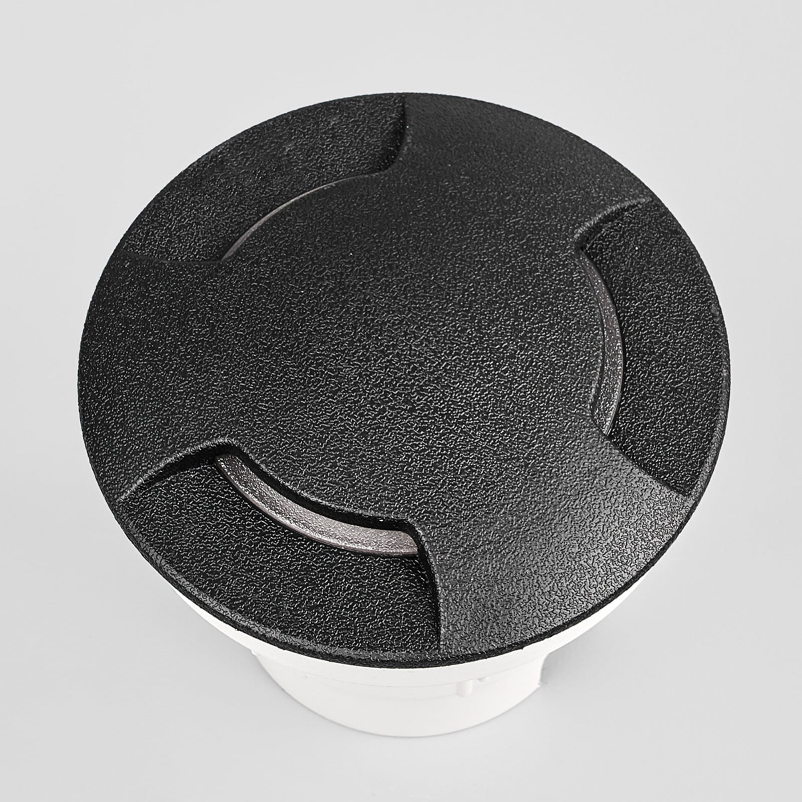 Fumagalli LED ugradna podna svjetiljka Ceci 120-3L crna CCT - Moderan - crna, matirana - Plastika