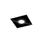Helestra Nomi plafoniera LED 23x23cm dim nero