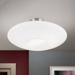 Malu Ceiling Light Made of Silk Matte Opal Glass