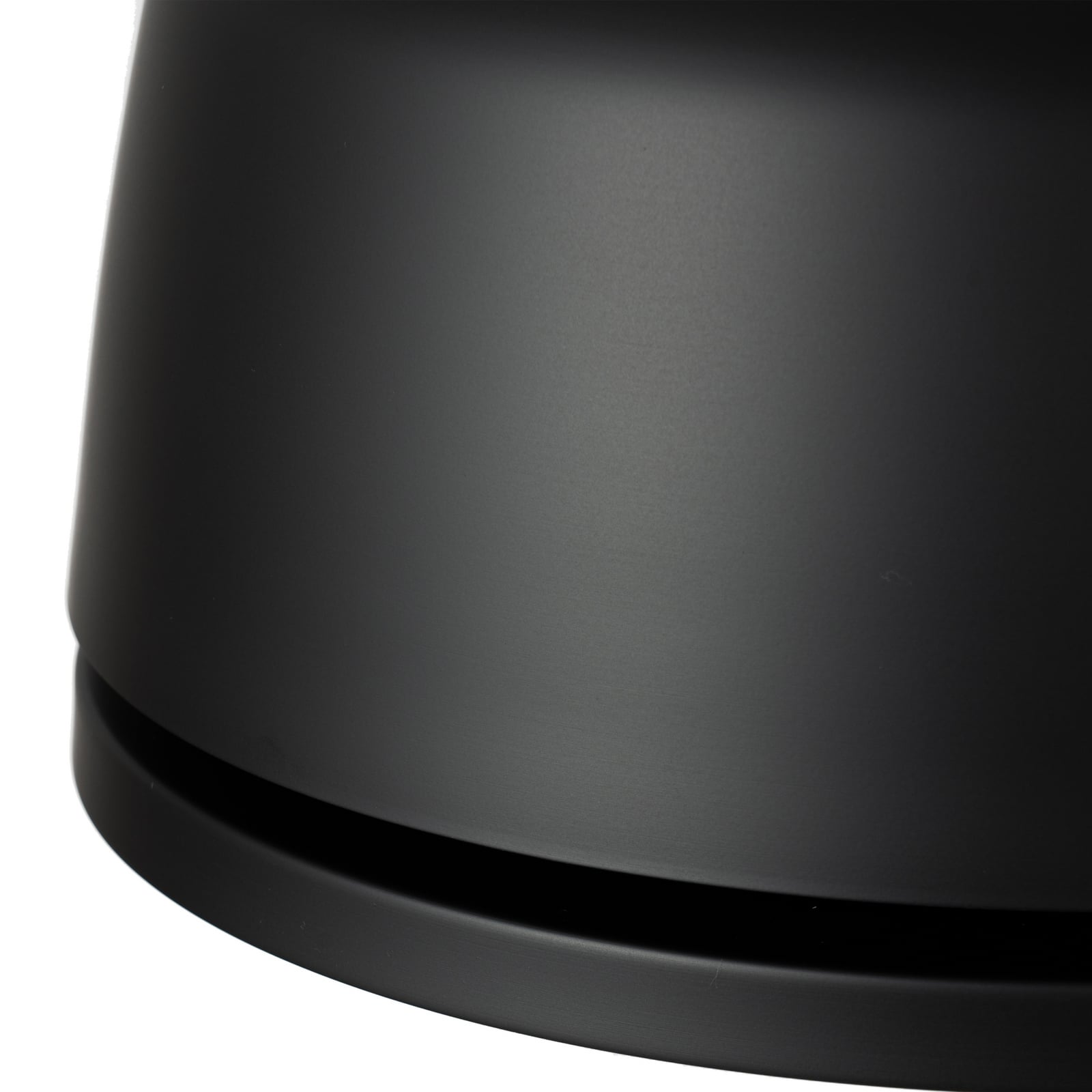 Peaks LED-hengelampe, svart, Ø 35 cm, dimbar, aluminium - Nola