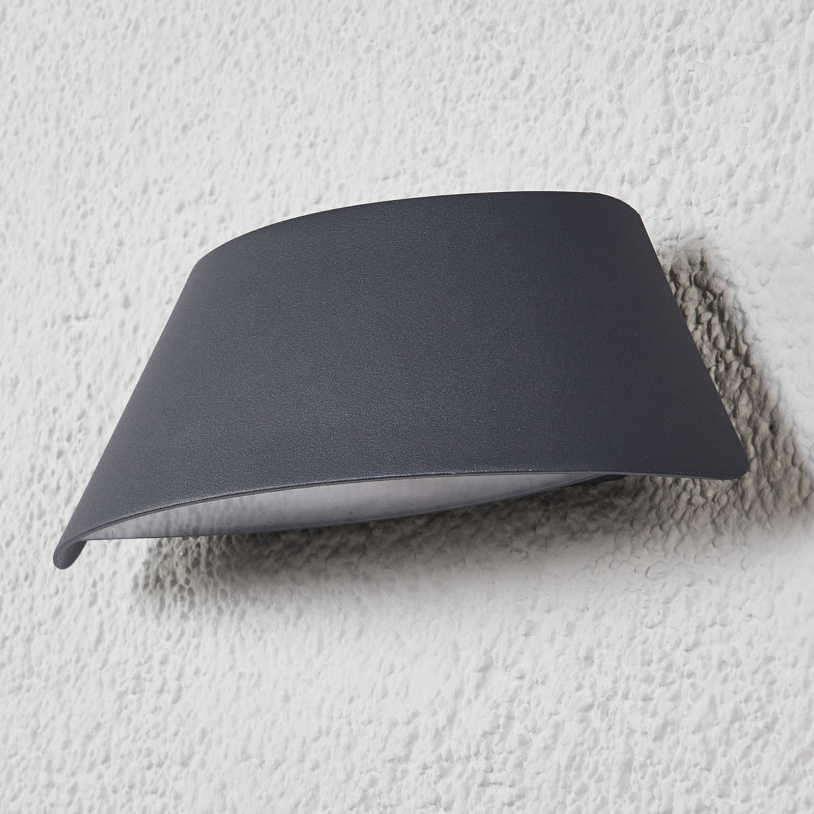 Glen Buiten Wandlamp Antracite/White - Lucande