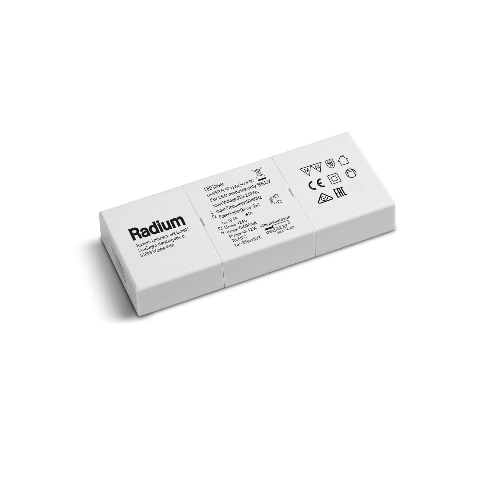 Radium Flat LED-Treiber für Strips