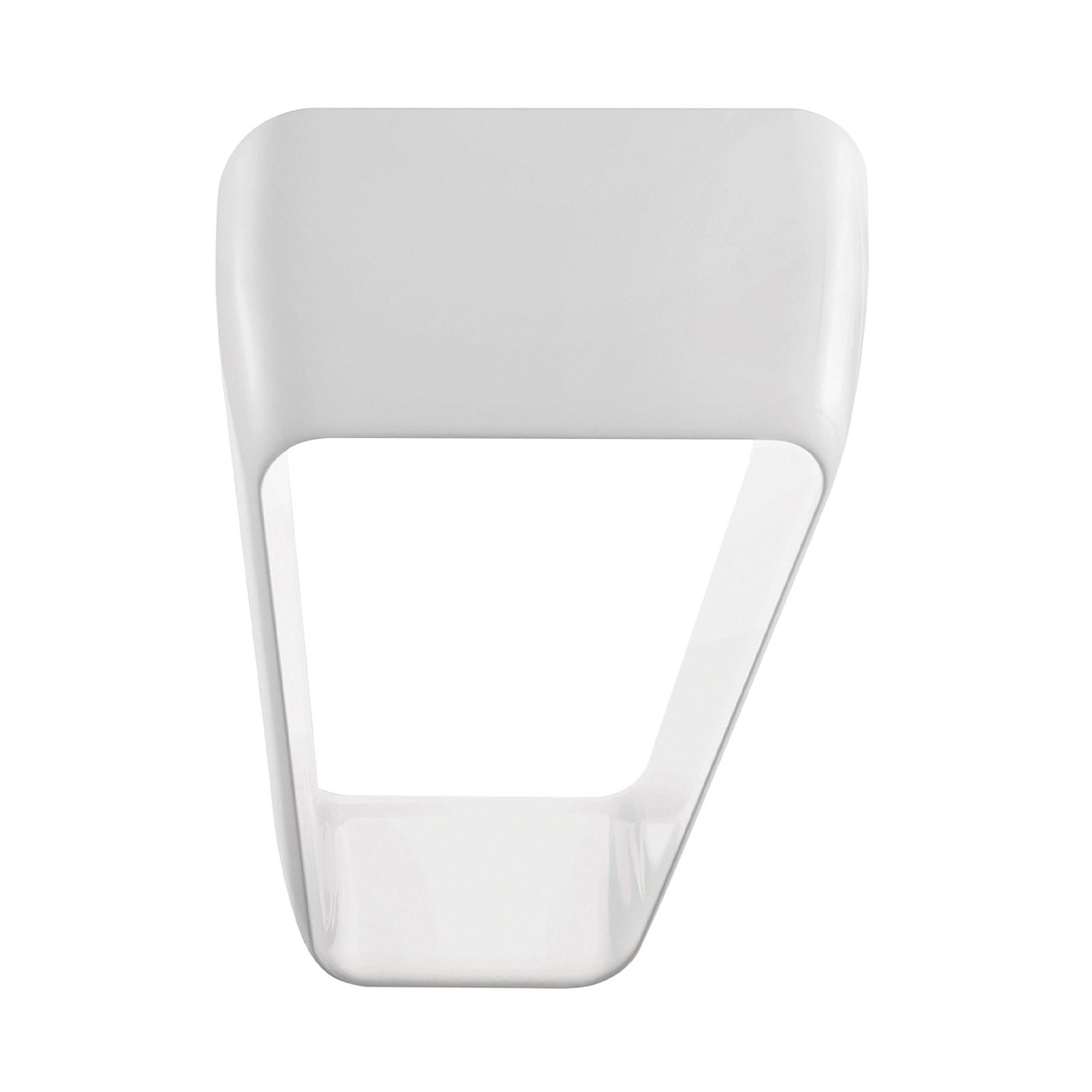 Kundalini Frame LED wall light, white, for Living / Dining Room, die-cast aluminium, 25 W, energy efficiency: A+, W: 19.5 cm, H: 23 cm