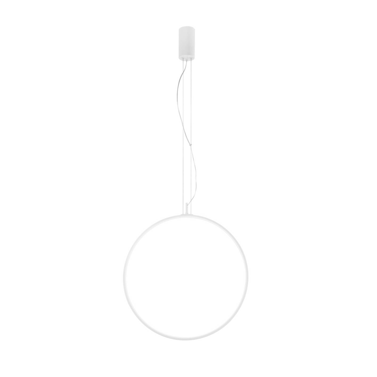LED-Hängelampe Toorx, weiß, Ø 60 cm, Metall, CCT