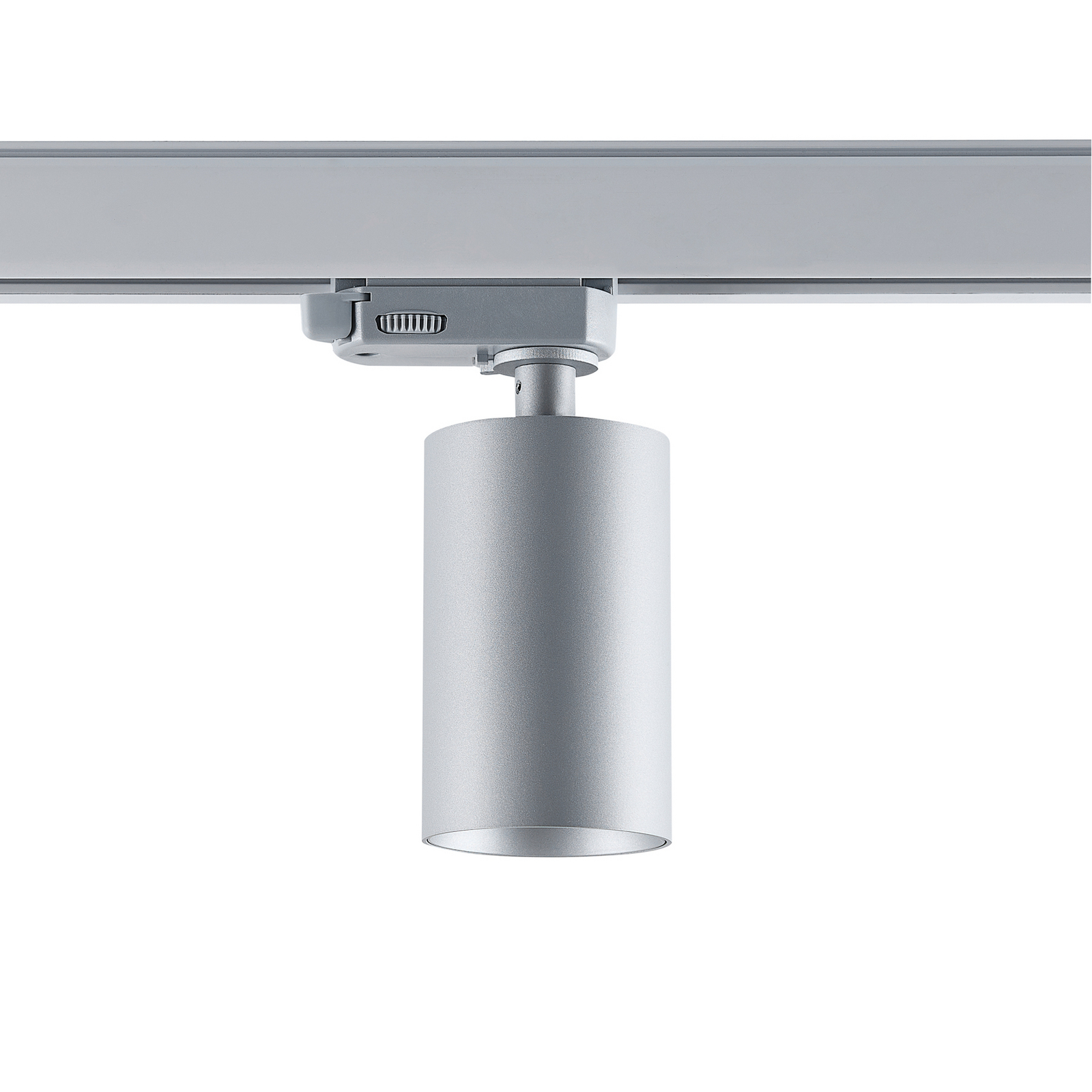 3-kohaline rööpmelpunkt Can, hõbedane, alumiinium, GU10, pööratav