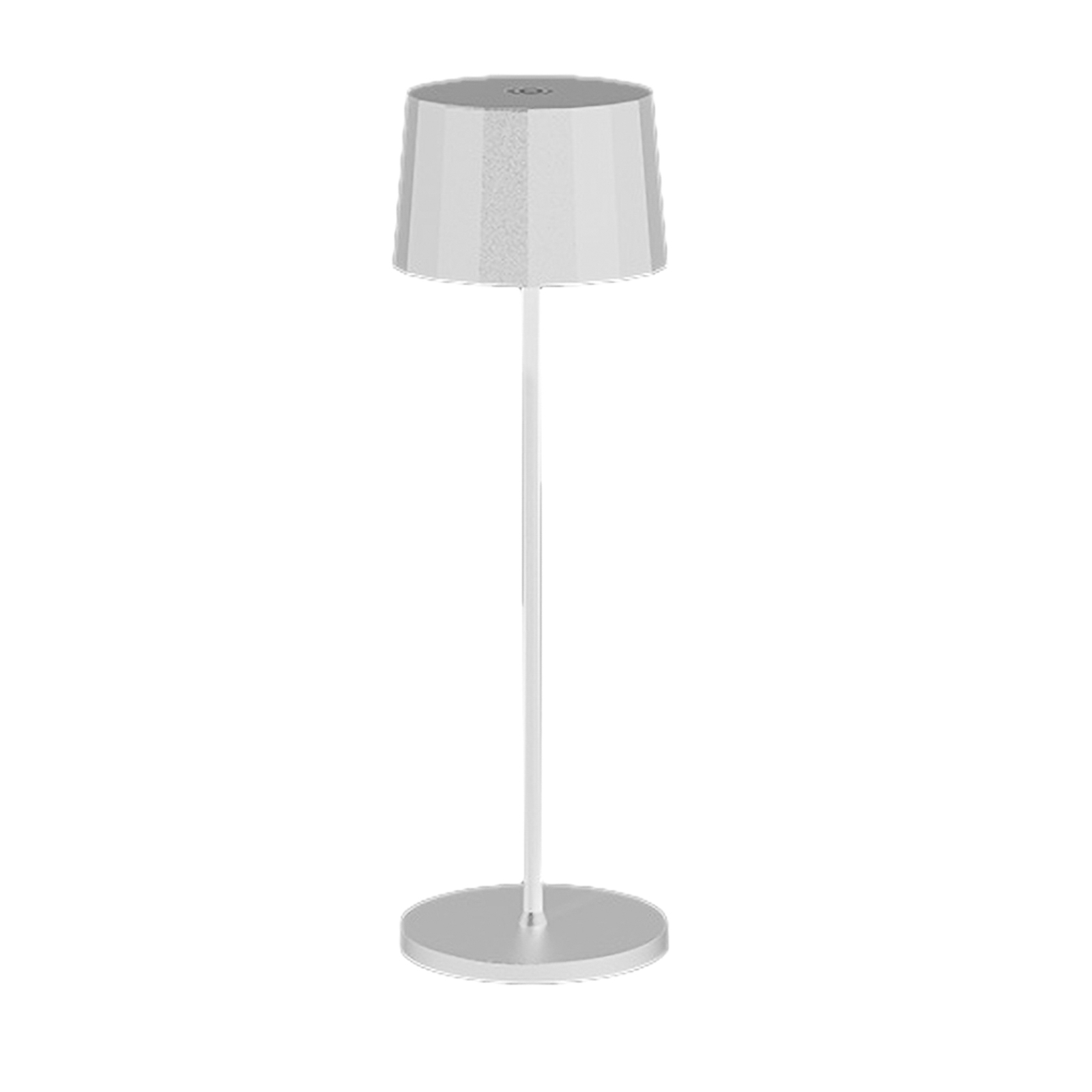 Egger Tosca -LED-pöytälamppu, akku, valkoinen