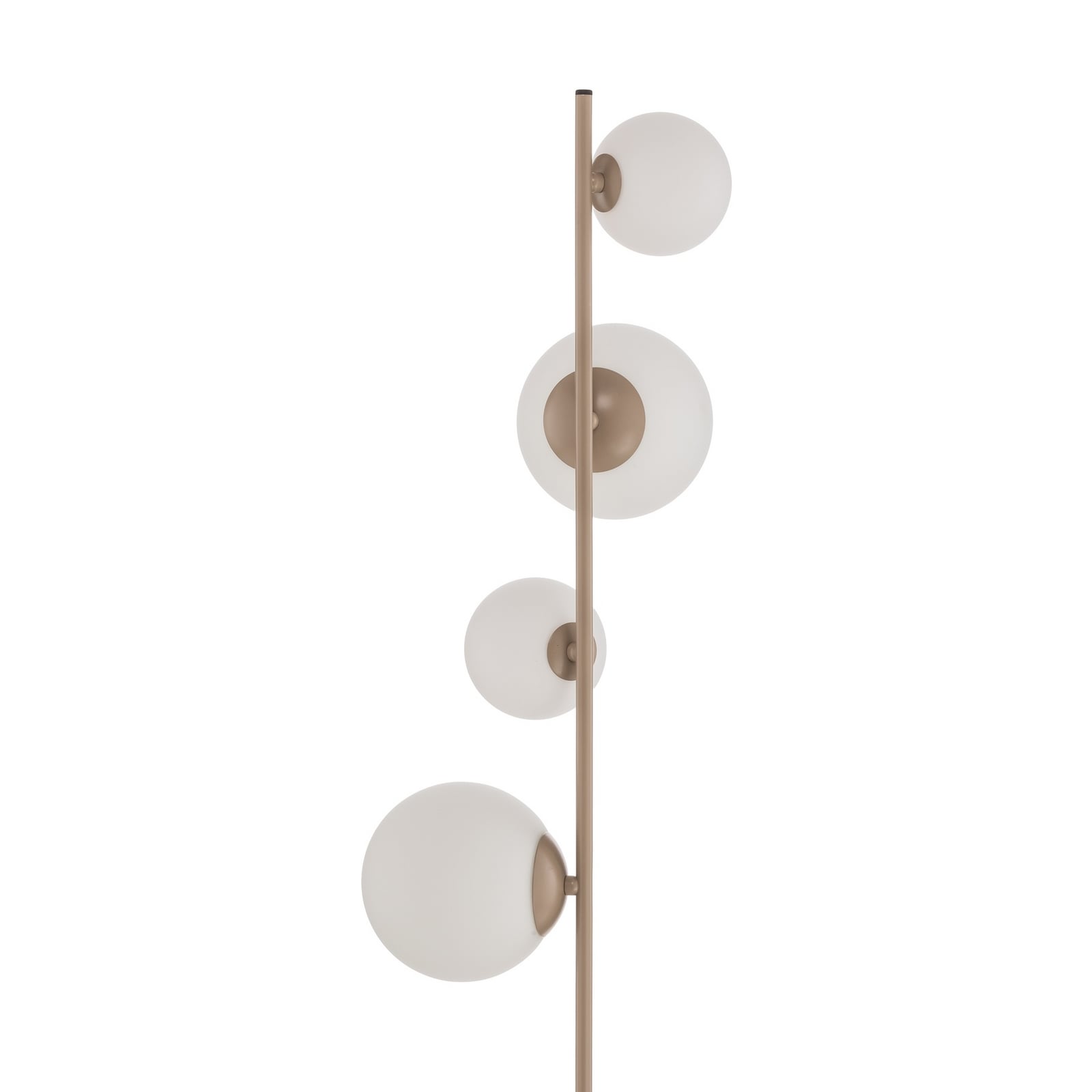 Stehleuchte Etno LP4, beige, Glas/Stahl, Höhe 140 cm, G9 Stehleuchte Etno LP4, beige, Glas/Stahl, Höhe 140 cm, G9