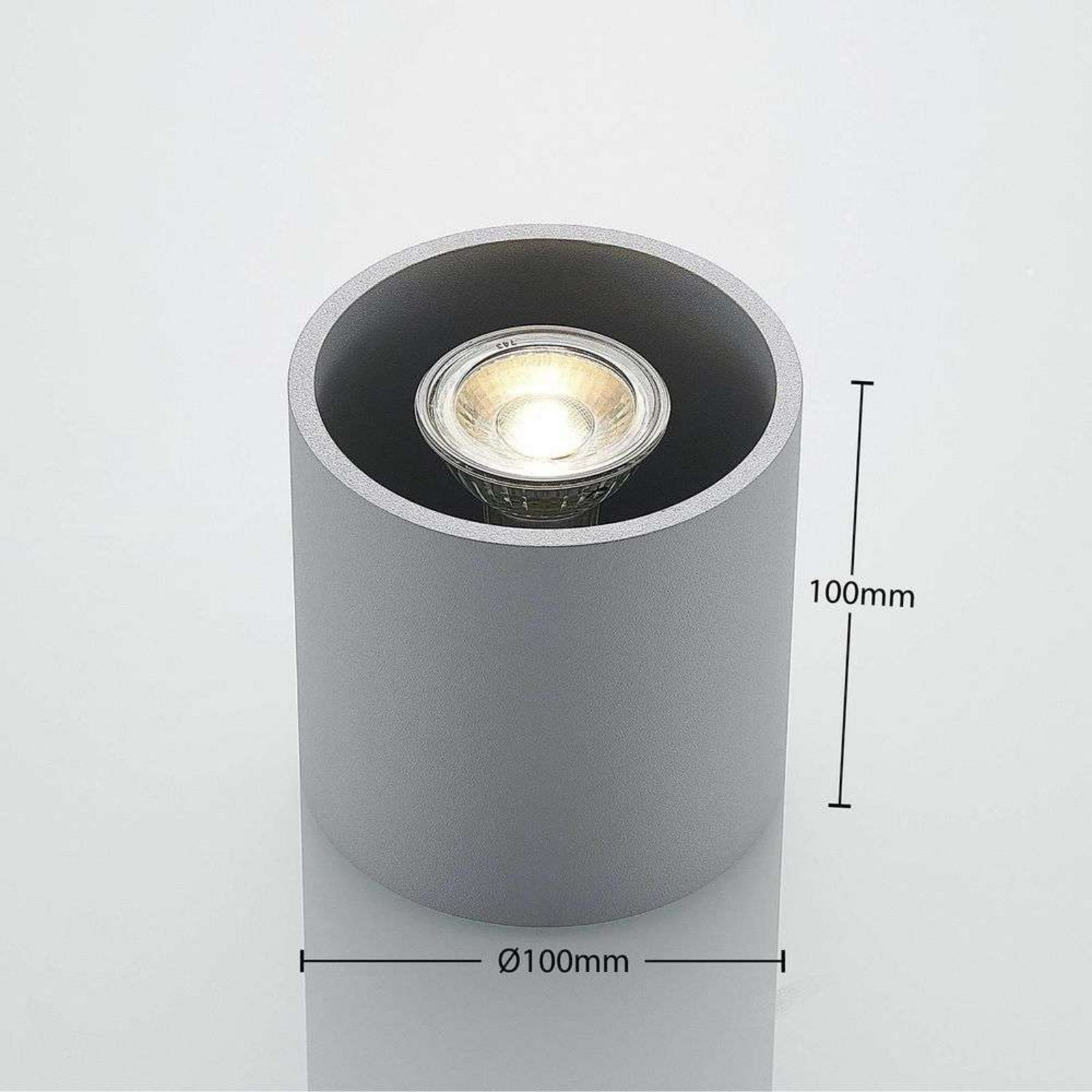 Parvin Round Spoturi Grey - Lindby