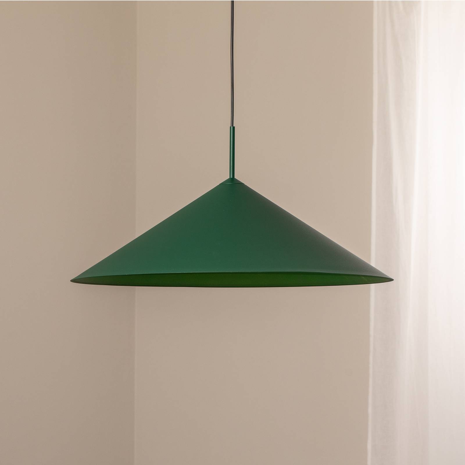 Hängeleuchte Capital, grün, 1-flammig, Ø 60 cm, GX53 günstig online kaufen