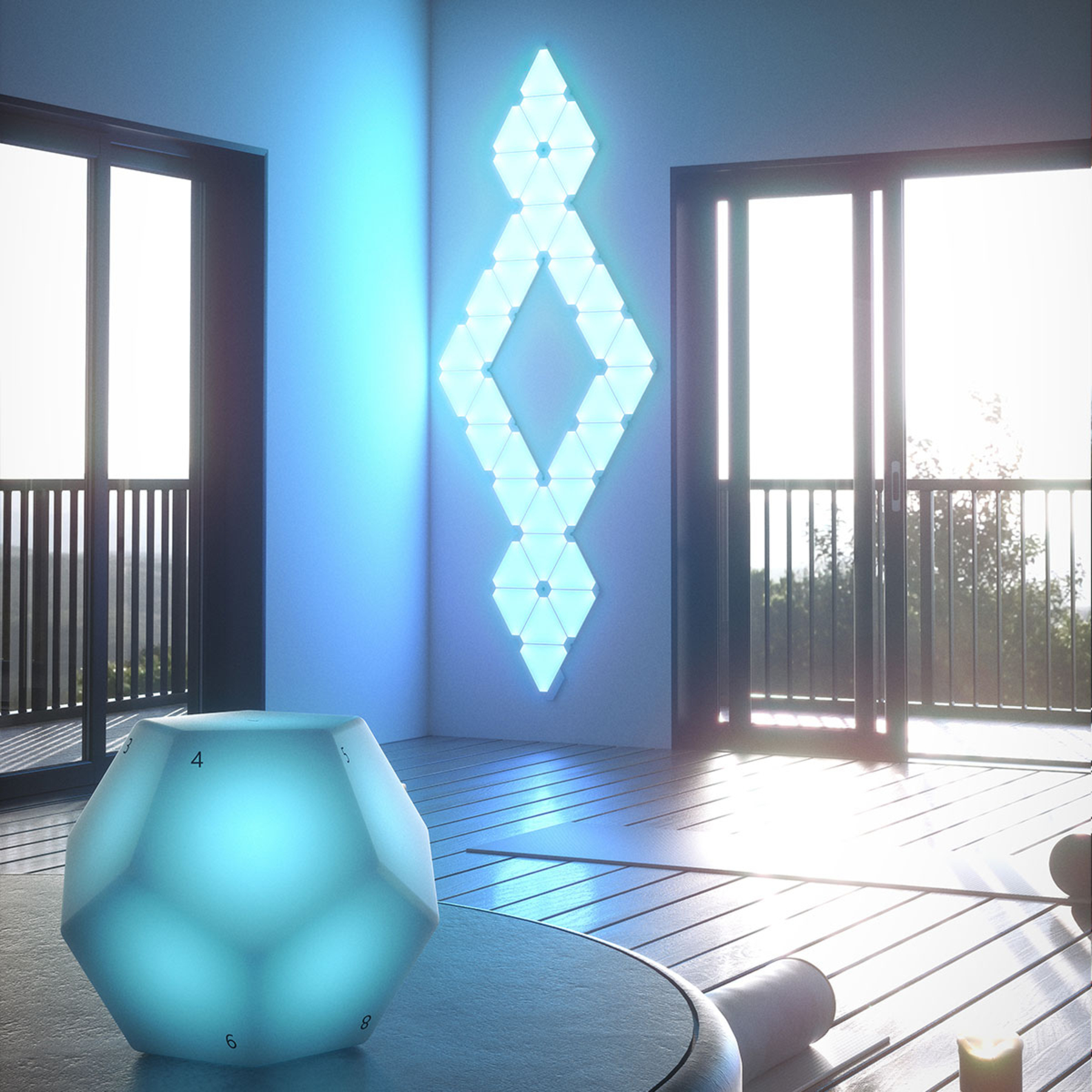 Nanoleaf Remote designfjernkontroll - smarthus bryter - smarthus tilbeh?r - plast