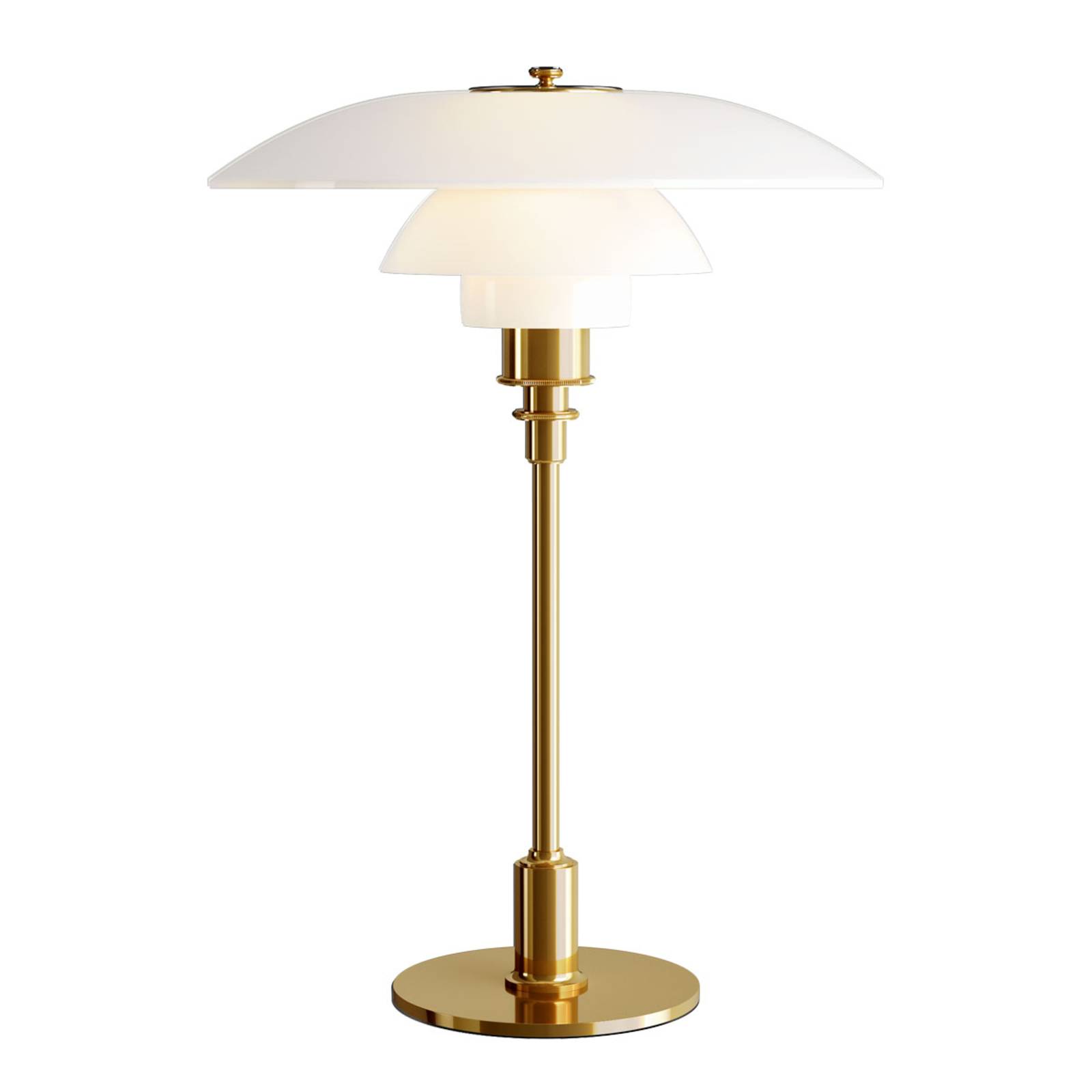 Louis Poulsen PH 3 1/2-2 1/2 Designer Table Lamp - Living / Dining Room - Gold