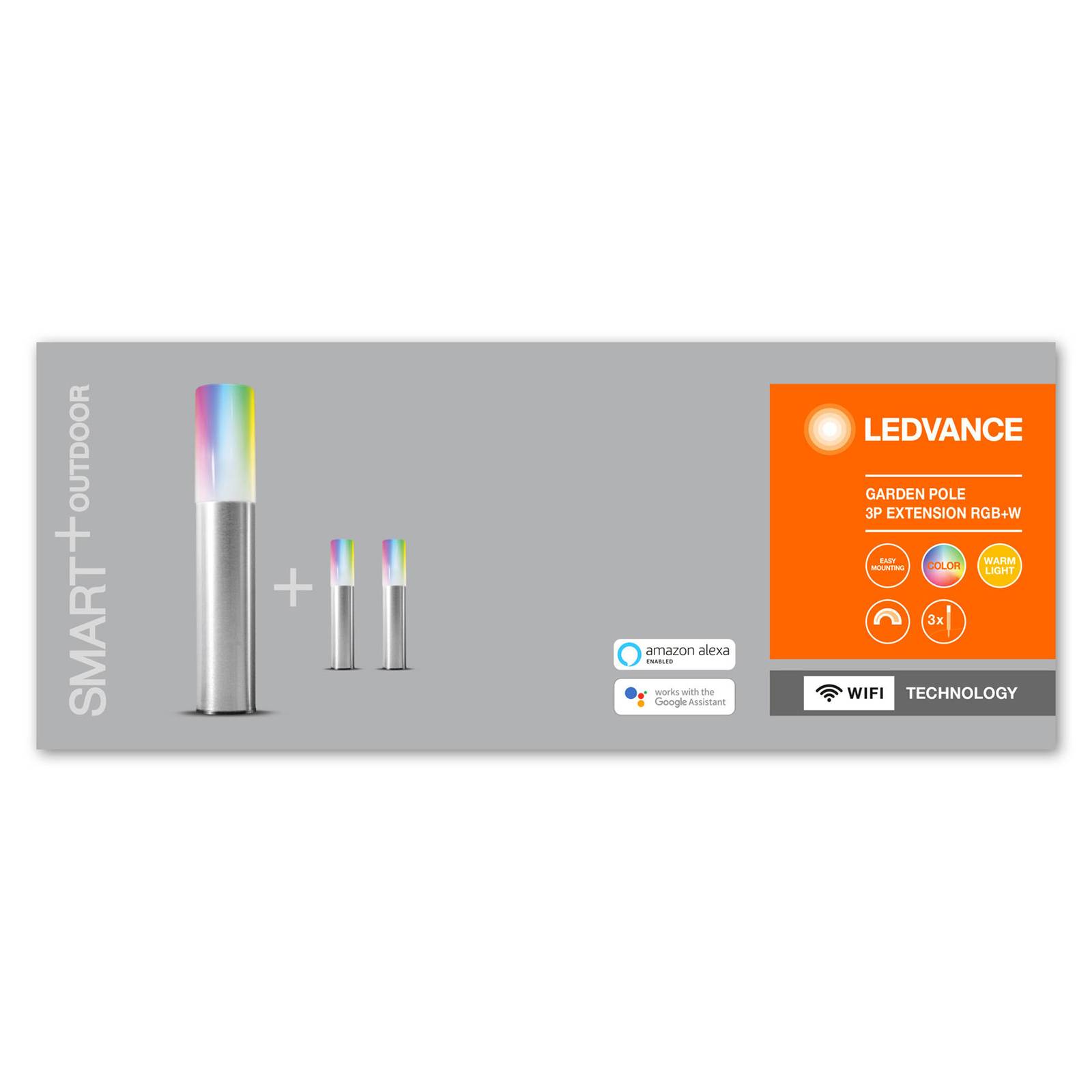 LEDVANCE SMART+ WiFi Garden Pole 36,5cm 3szt.