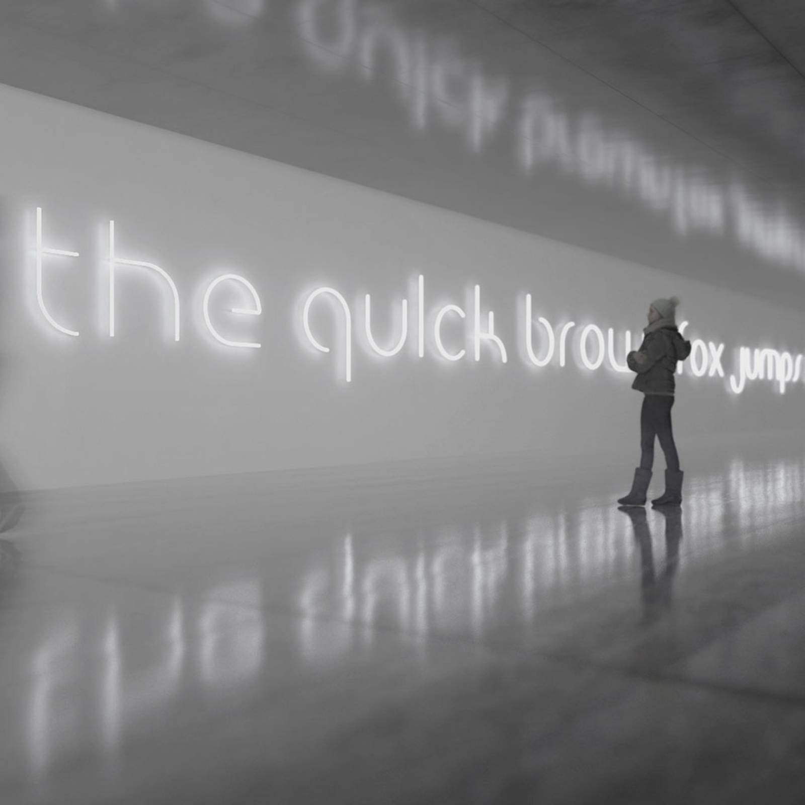 Artemide Alfabet światła ściana duża litera T