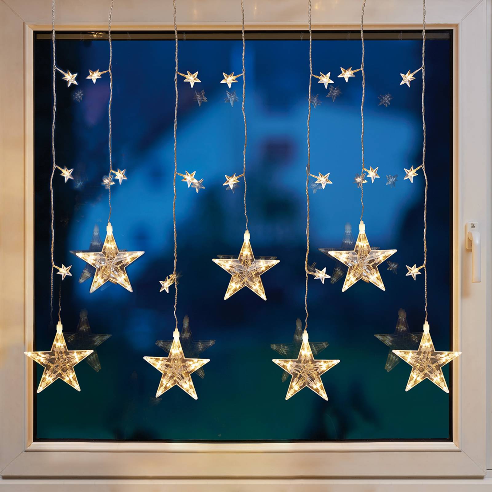 LED star curtain window decoration
