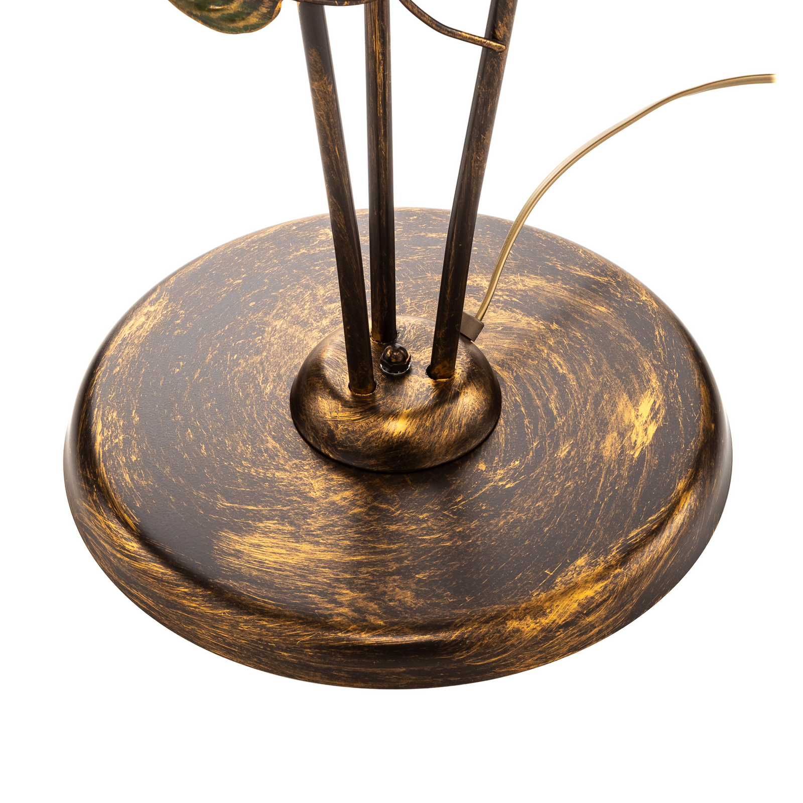 Miranda floor lamp, Florentine style, bronze