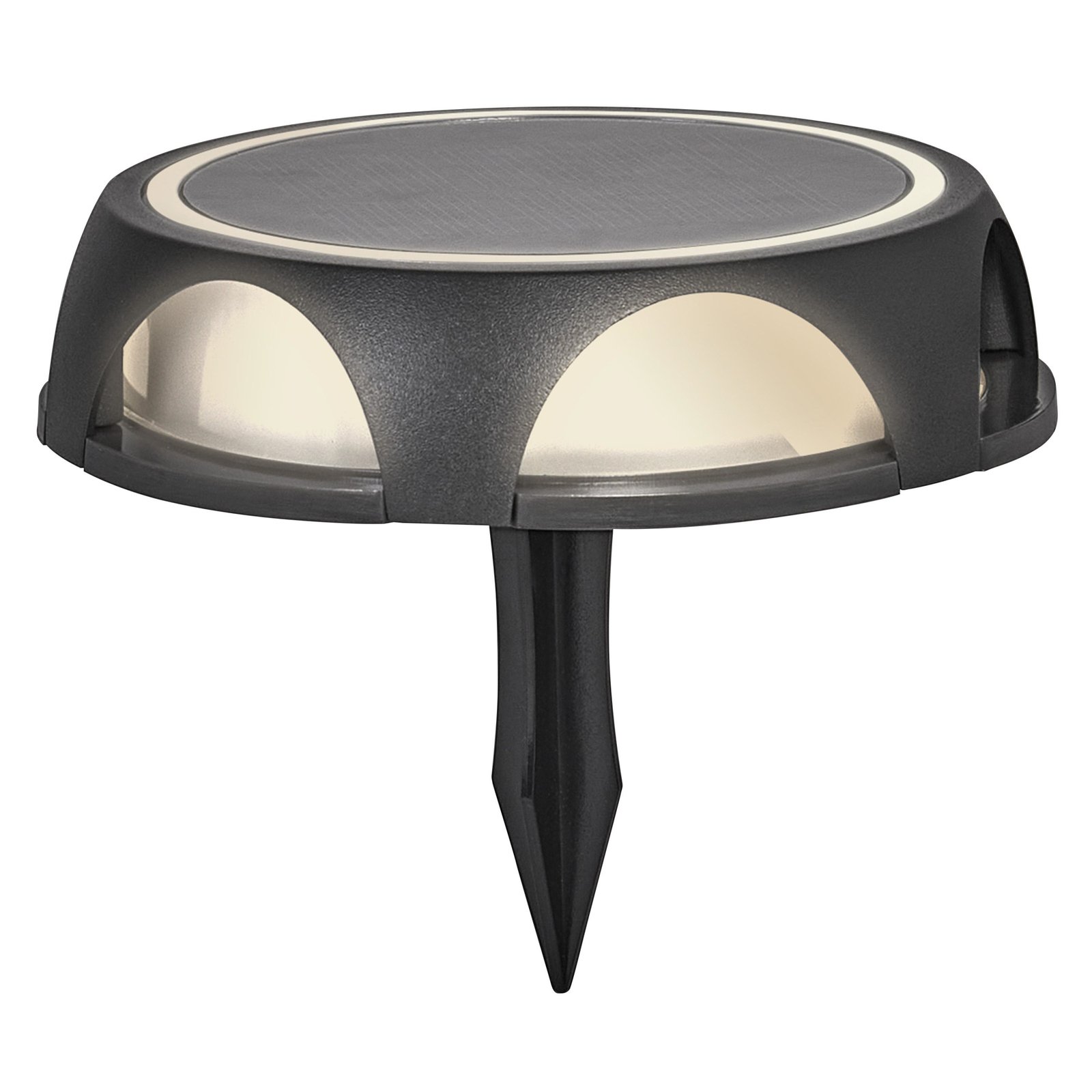 LEDVANCE Solárne LED zemné svetlo s hrotom Endura Style Utili, okrúhle
