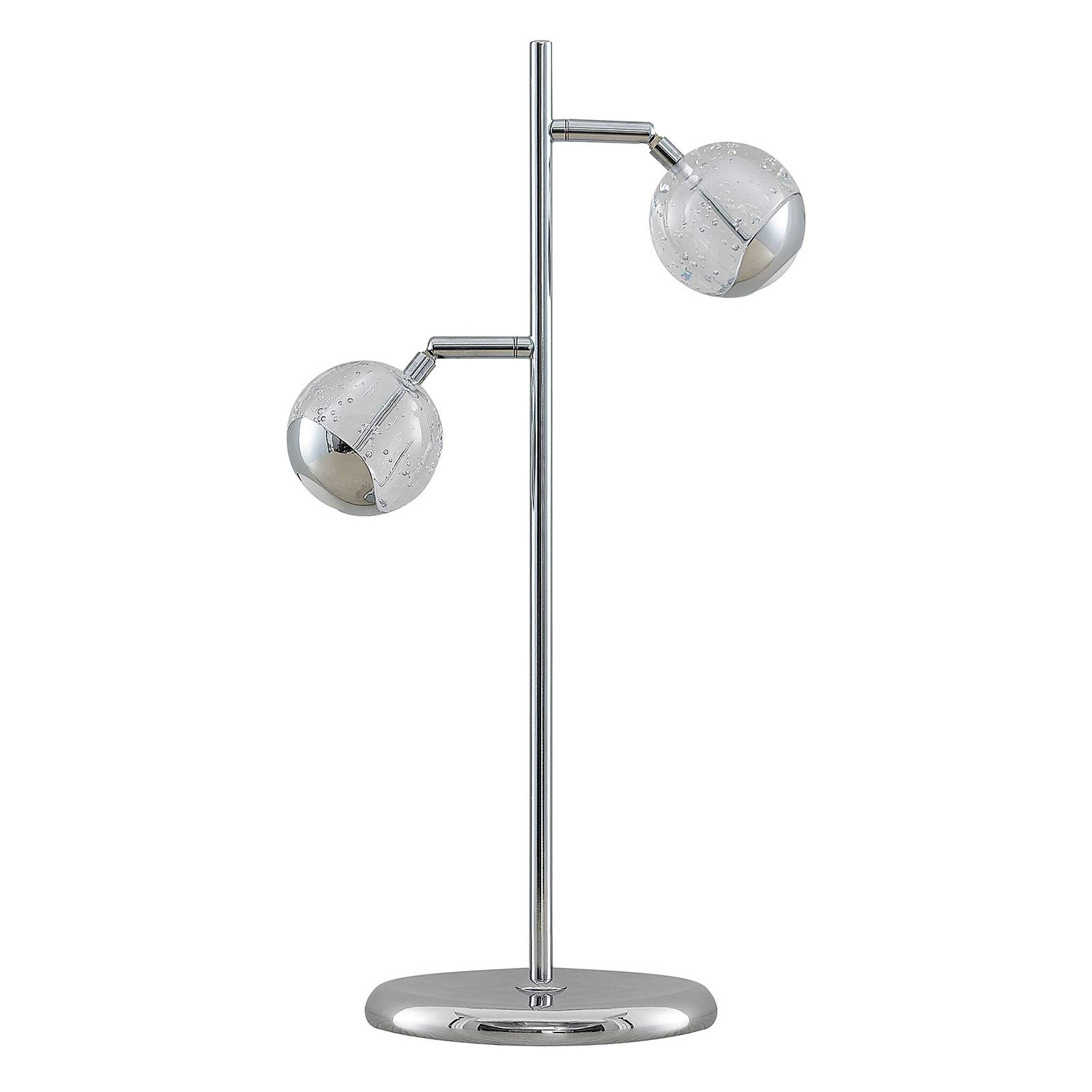 Lucande LED Table Lamp - Living / Dining Room - dimmable - Modern - Silver