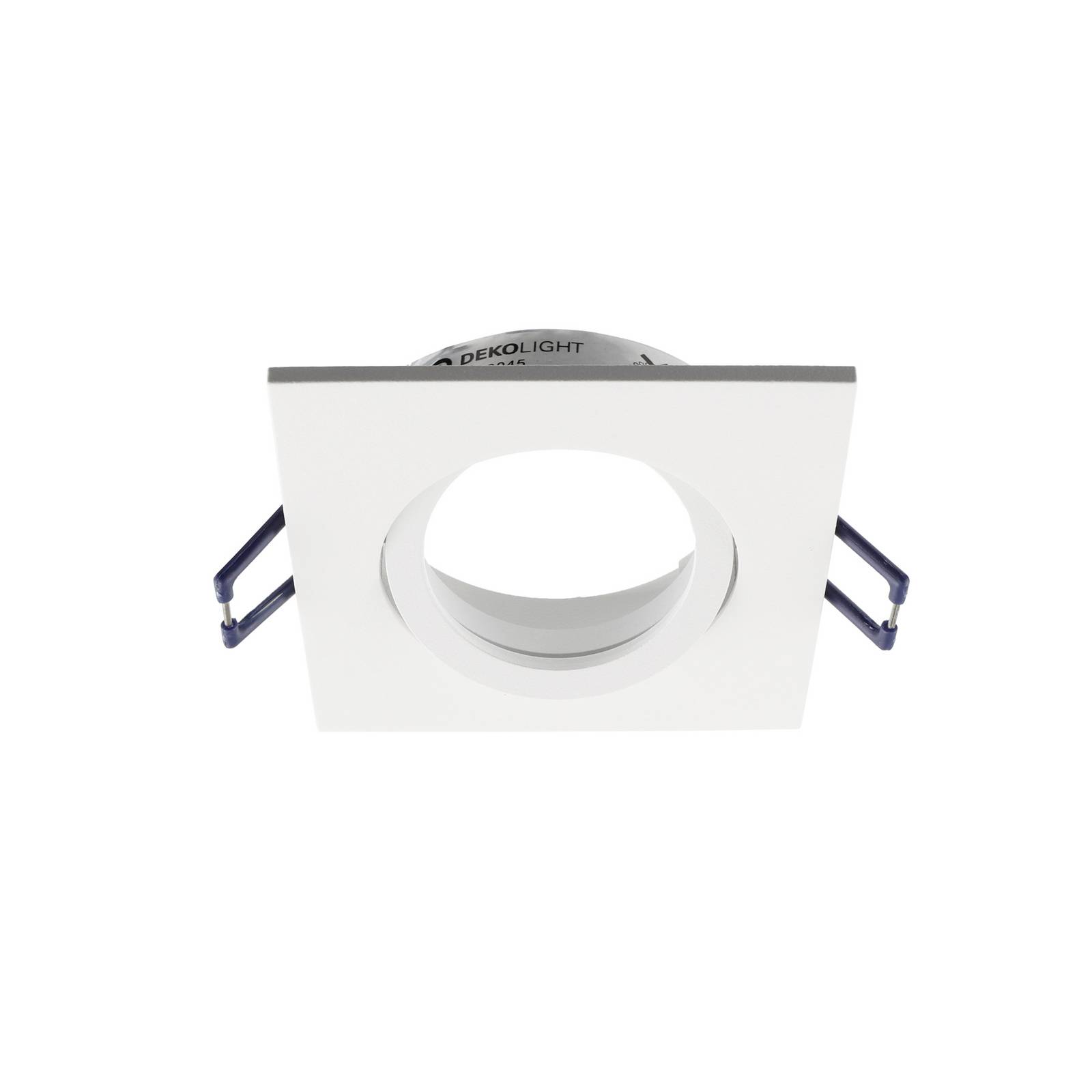 Deko-Light Samsola plafond inbouwlamp, wit, 9 x 9 cm, metaal