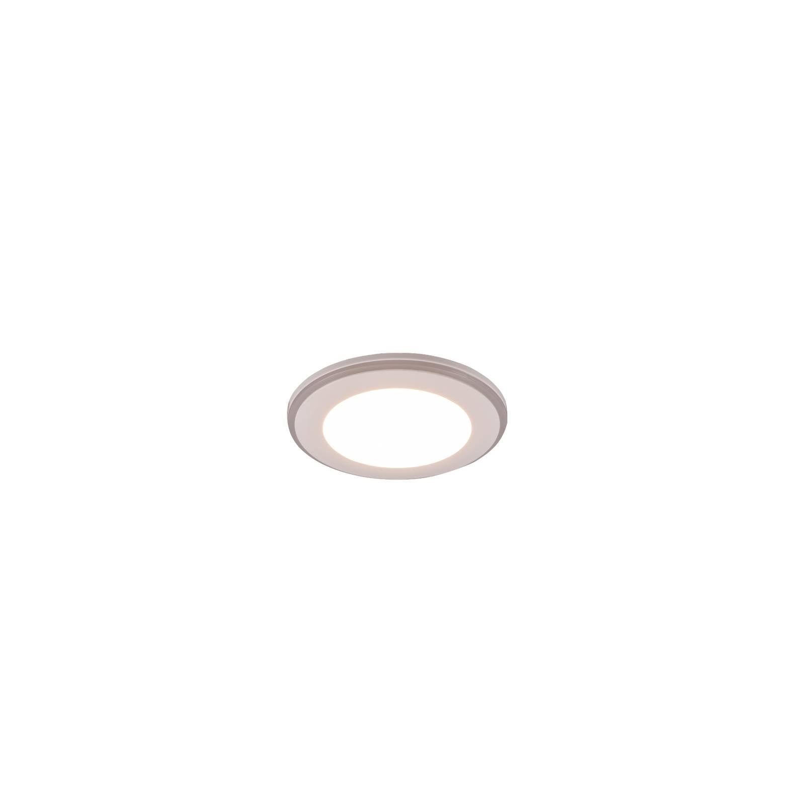 LED-Einbaudownlight Argus RGBW Remote Ø8cm weiß