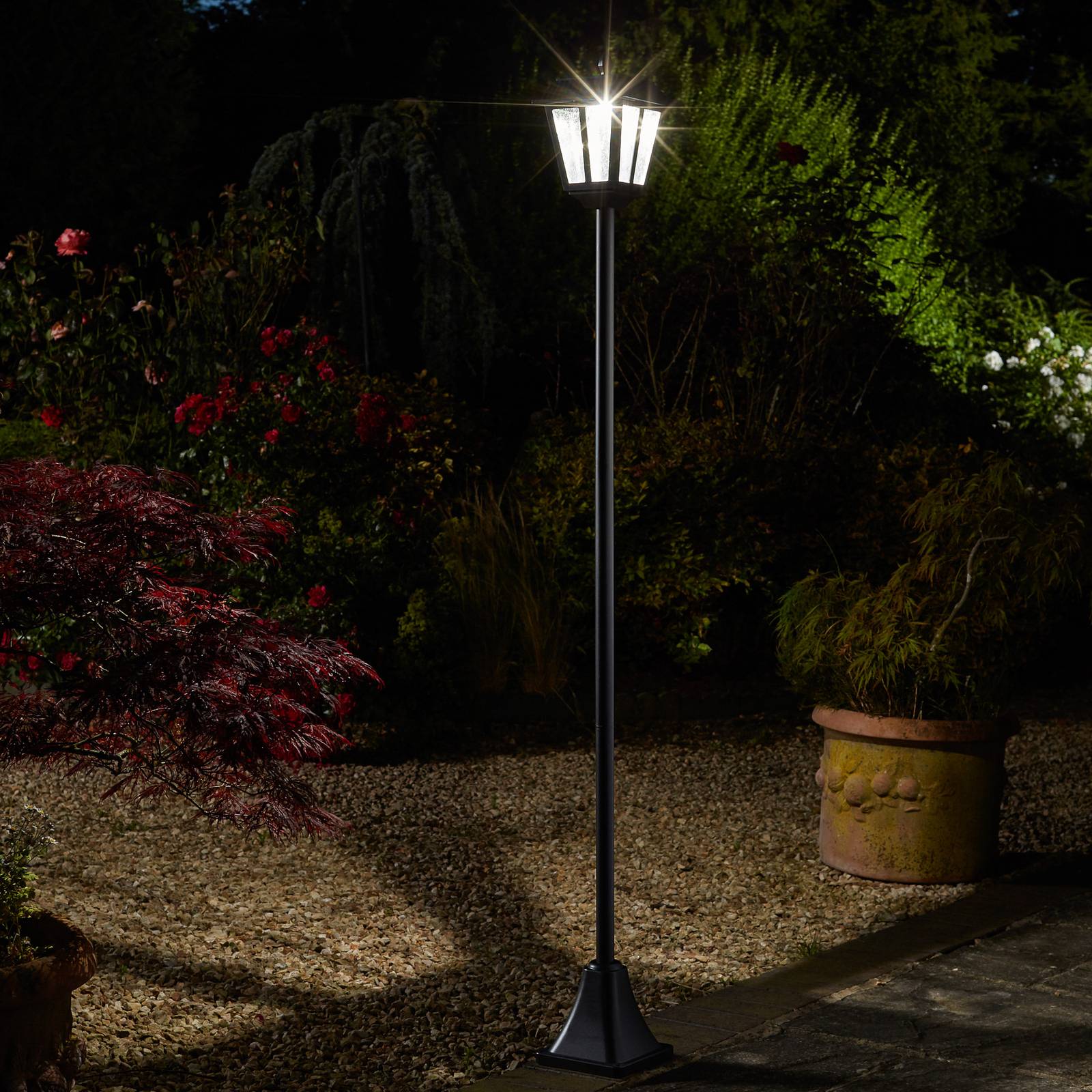 SMART GARDEN Lampe pour mât solaire LED Whitehall 365