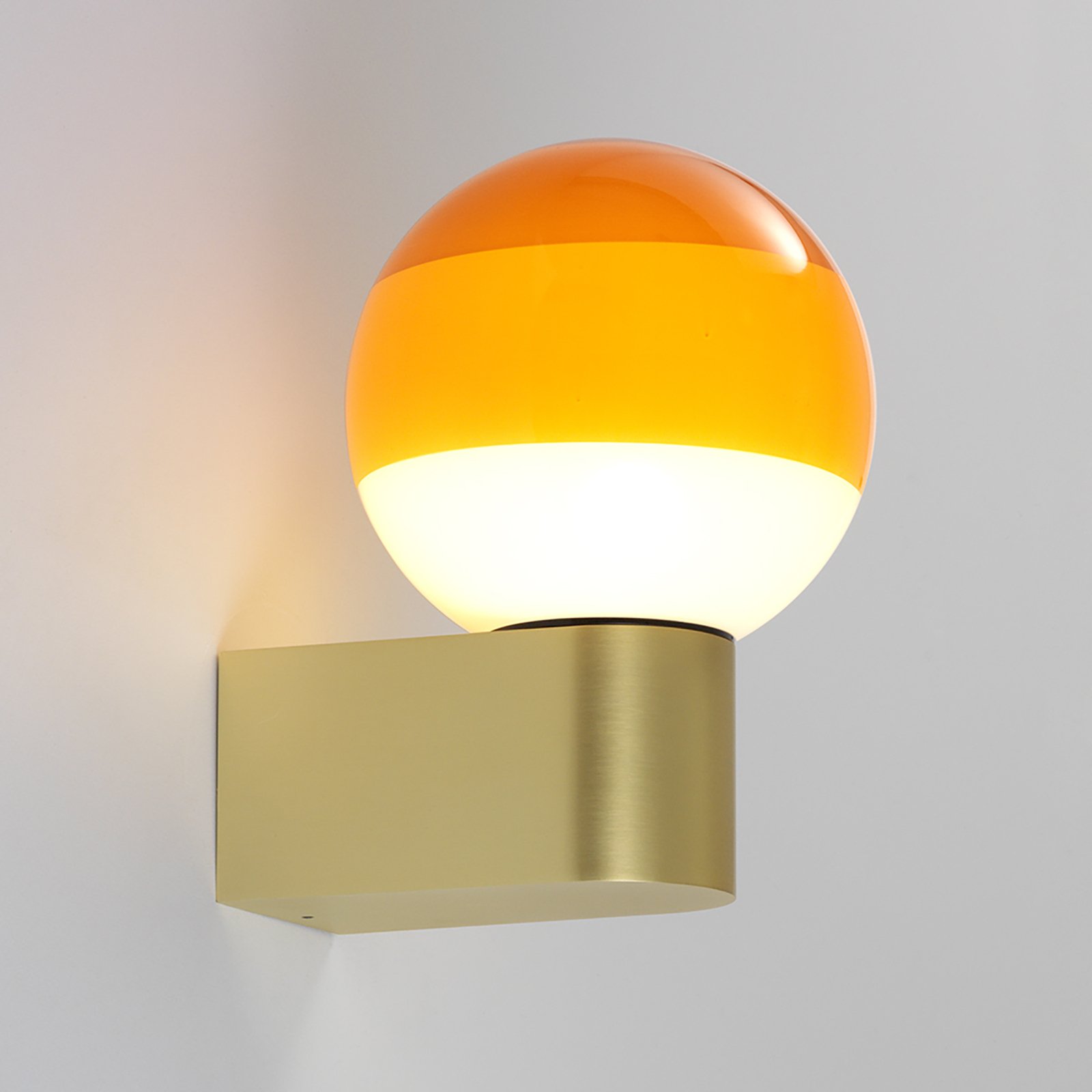 MARSET Dipping Light A1 LED-vegglampe, oransje/gull