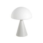 LED table lamp Blip, white, glass, CCT, touch dimmer