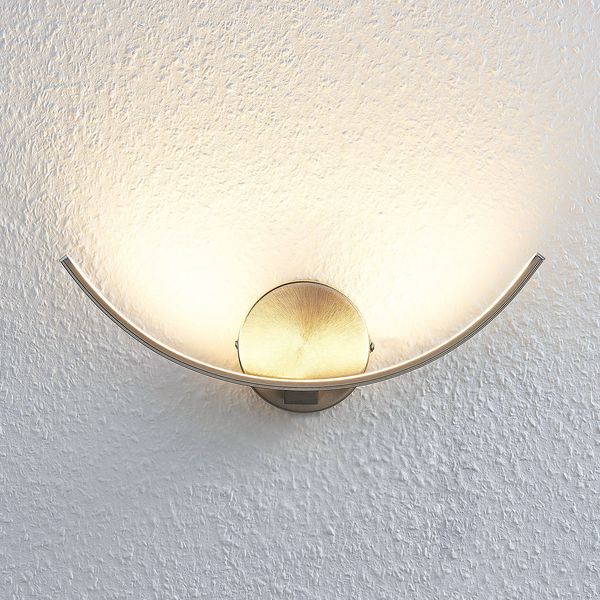 Iven Seinävalaisin Nickel/White - Lindby - Olohuone - Moderni - Metalli - Yksilamppuinen — Lindby