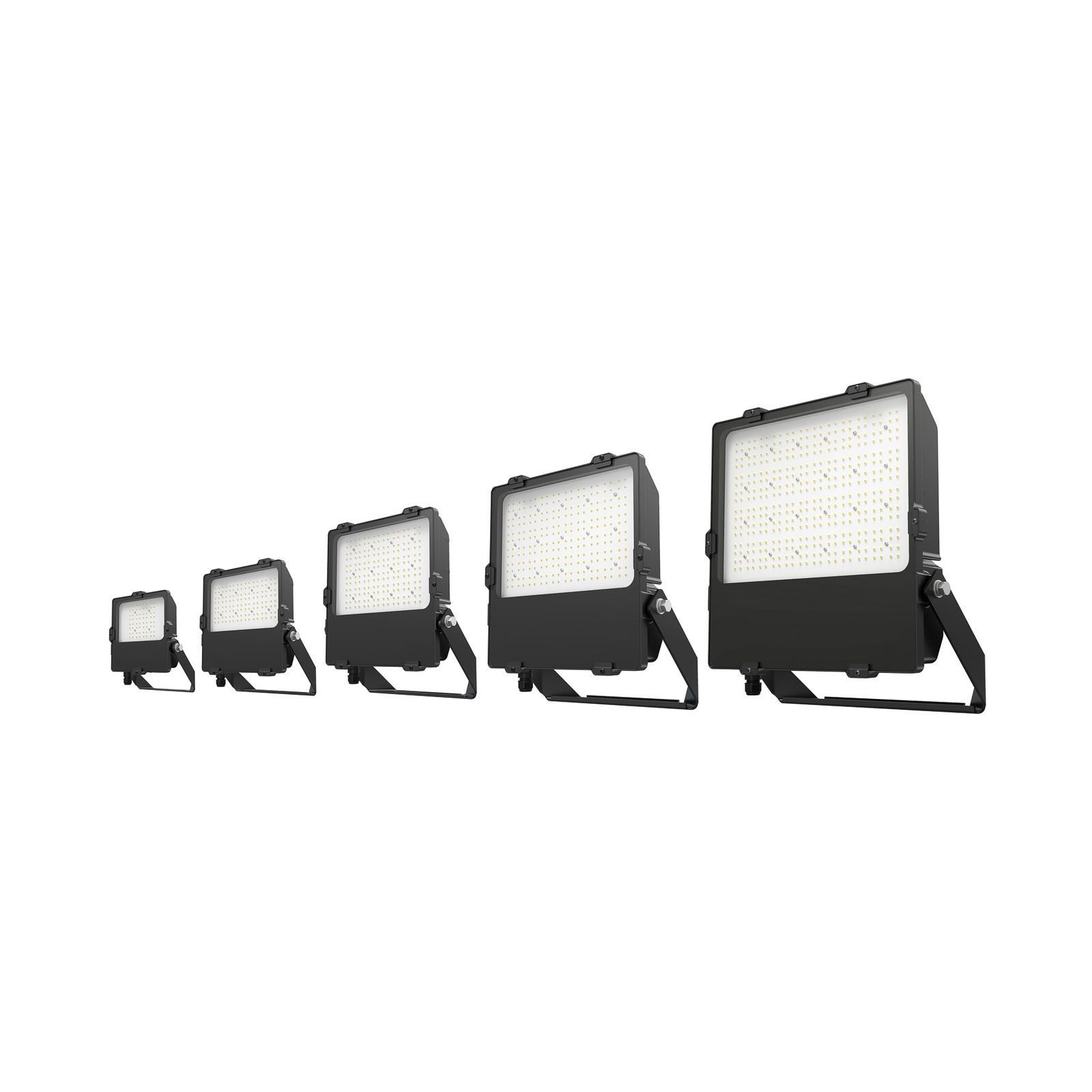 DOTLUX LED-Fluter LENSplus, 150 W, schwarz, Alu 5.000 K IP66