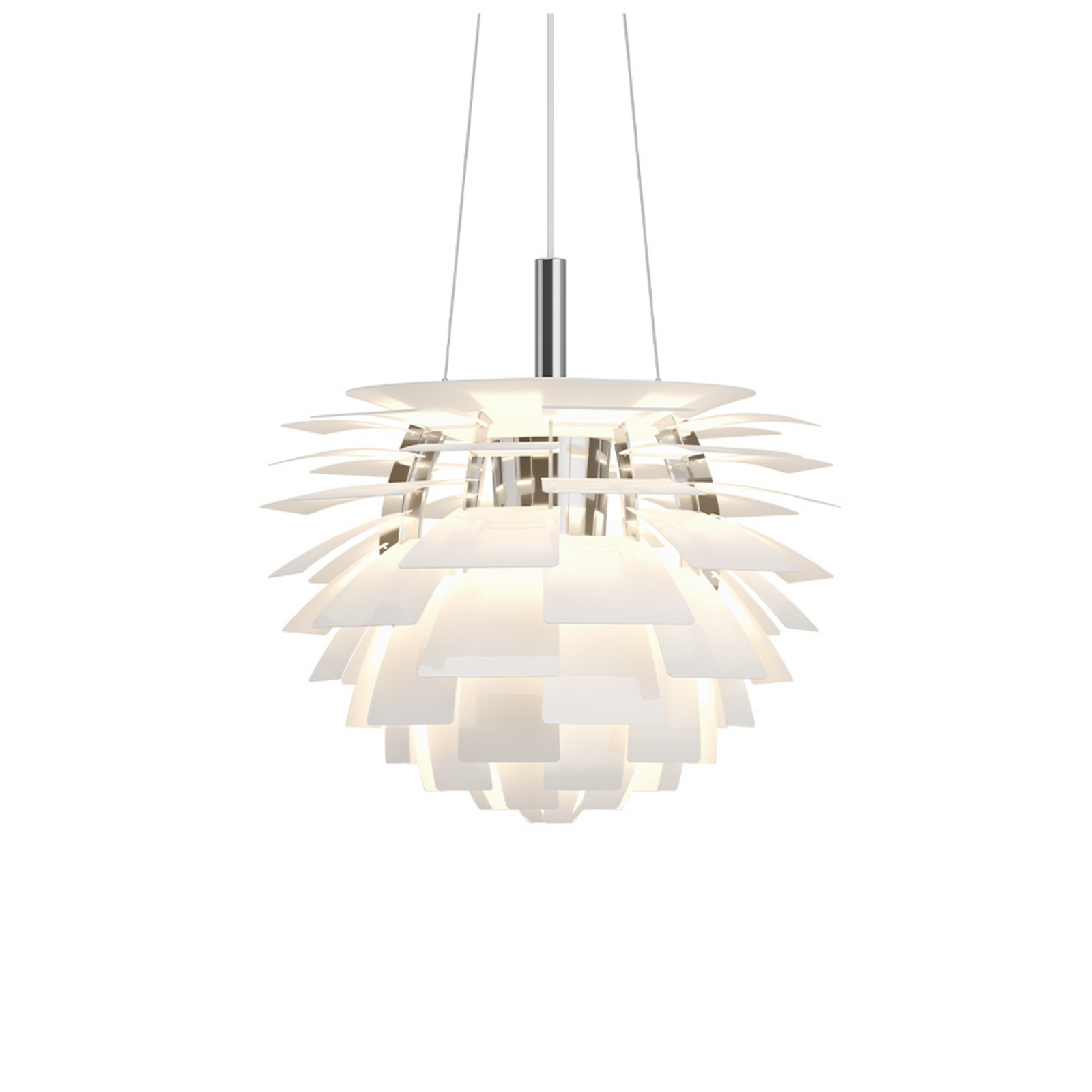 PH Artichoke Lustră Pendul Ø480 LED-Bluetooth (DTW) White - Louis Poulsen