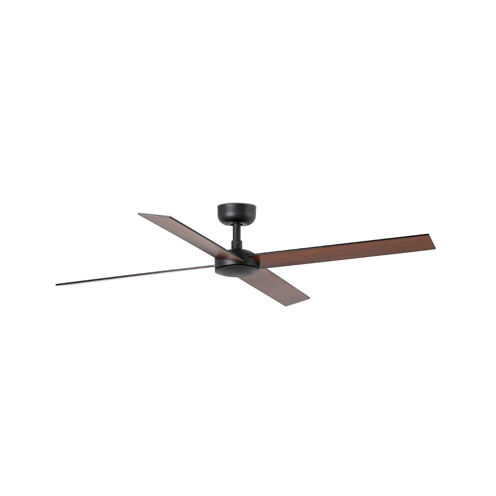 Ceiling fan Rudder, DC motor, quiet, Ø 132 cm, wood