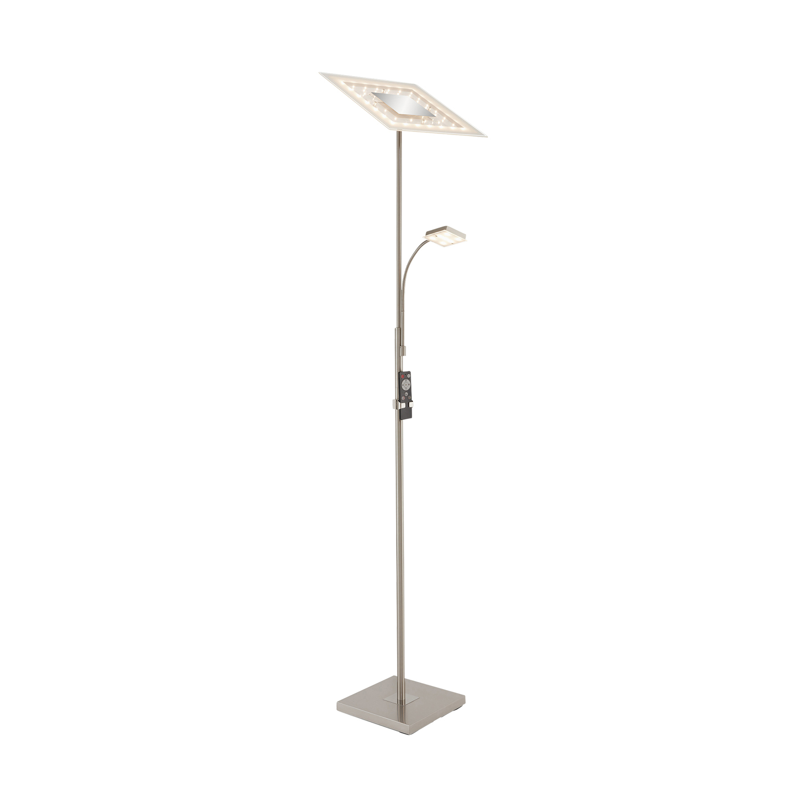 Lampadaire LED 1341-022 nickel dimmable CCT 24 W