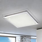 Rena LED ceiling light, remote control, square