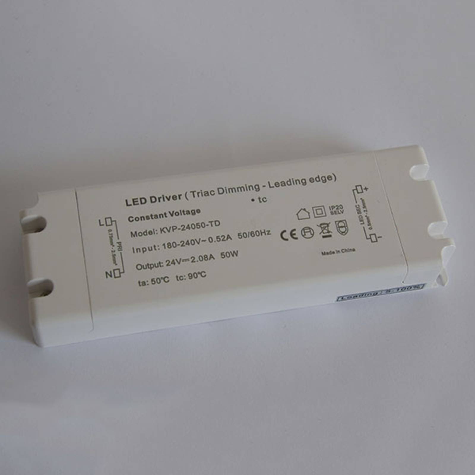LED Profilelement GmbH Brytnätadapter TRIAC dimbar IP20 LED 25W