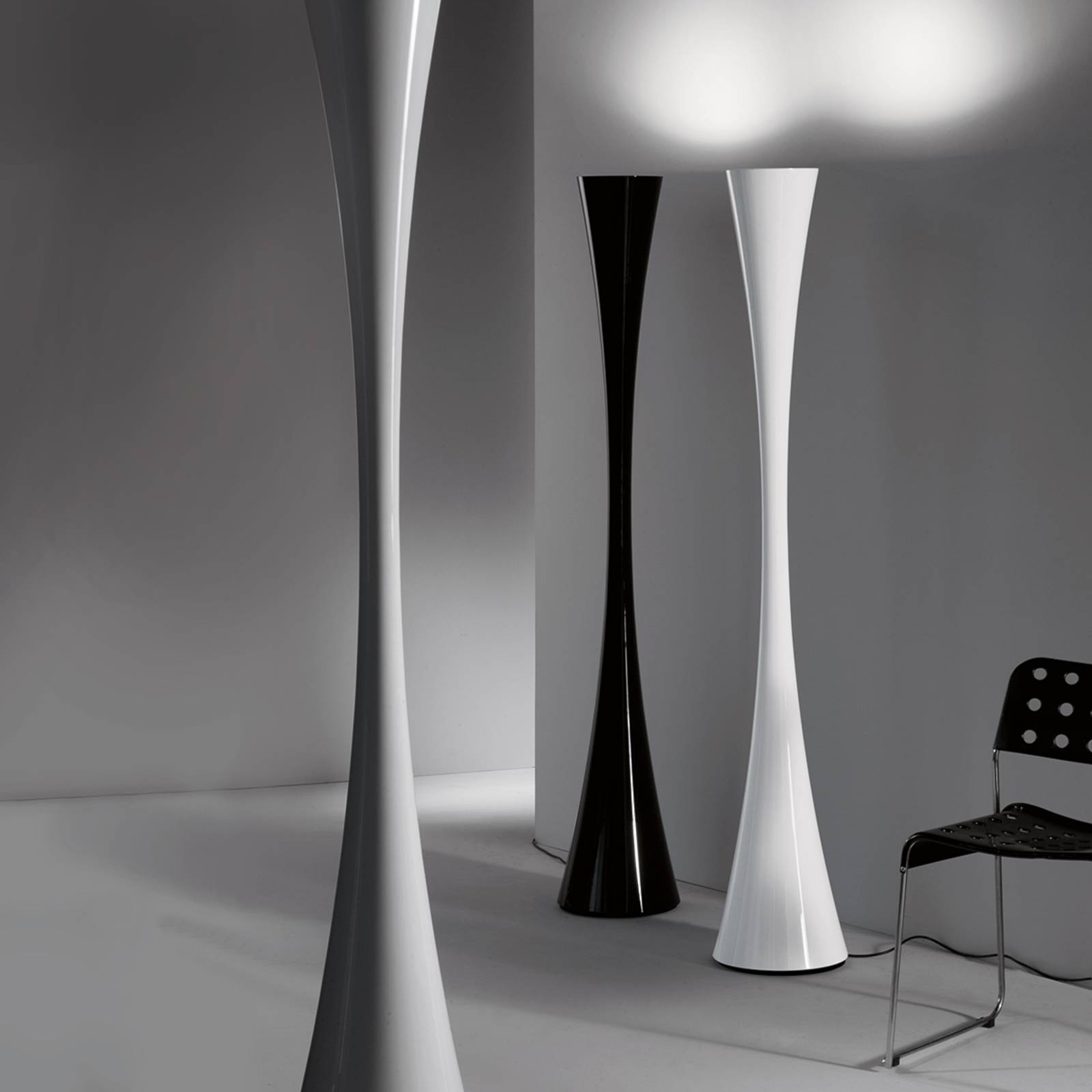 Levně Martinelli Luce Bionica stojací lampa 180 cm bílá