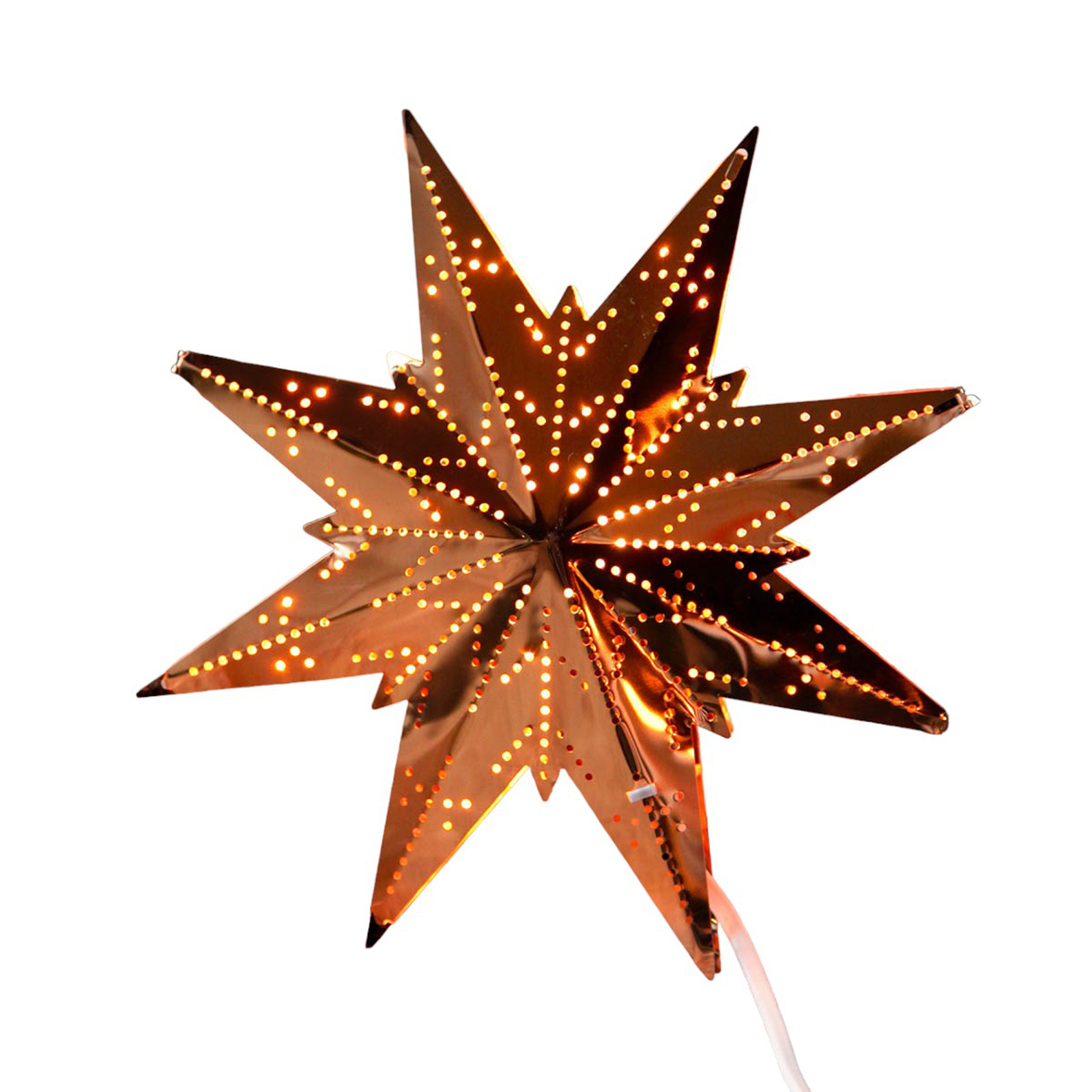 Eight-pointed brass star Mini