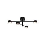 Clyde Flex 4-Rail Plafonnier Black - Nordlux