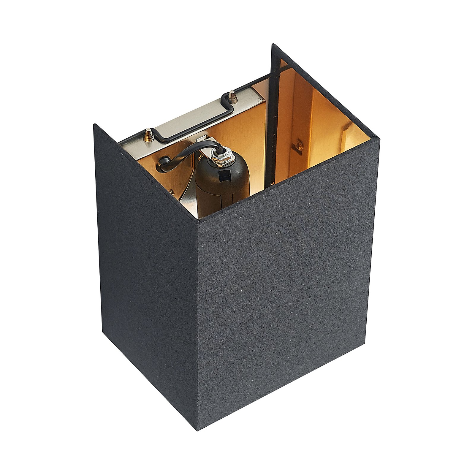 Lukani Lampa Ścienna Black/Gold/Nickel - Lindby
